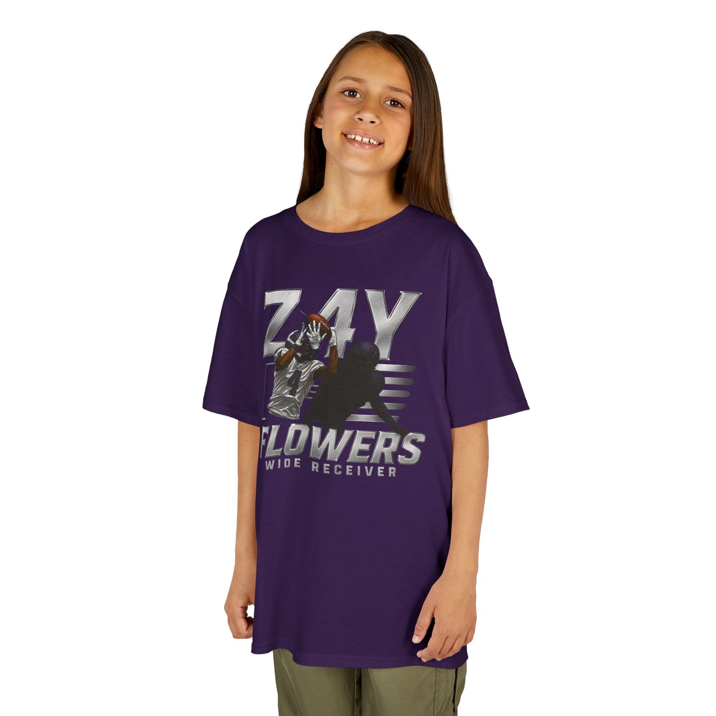 Baltimore Ravens Zay Flowers Kids Unisex