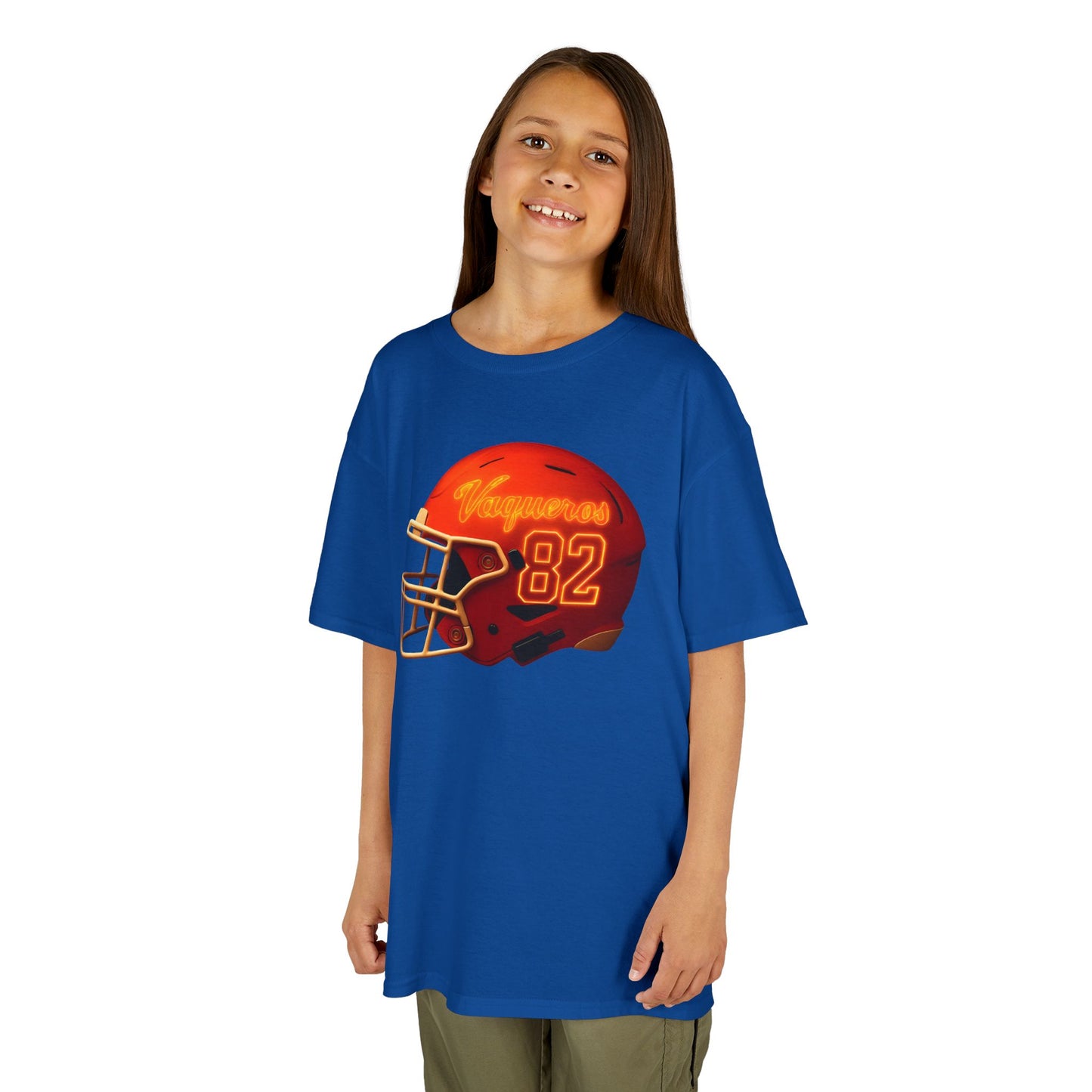 #82 UTRGV Football Helmet Kids Unisex