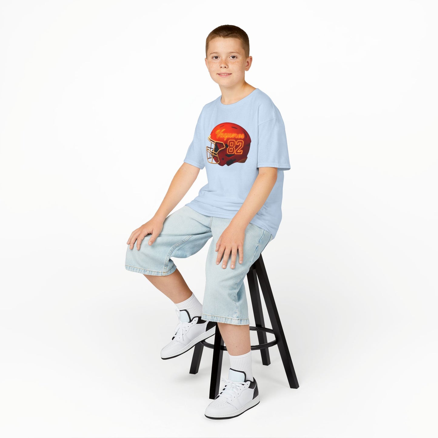 #82 UTRGV Football Helmet Kids Unisex