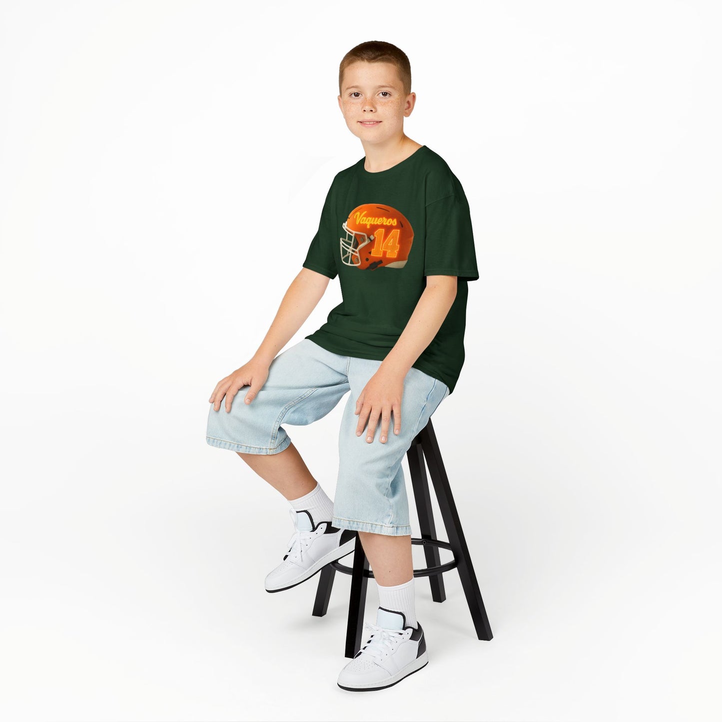 #14 UTRGV Football Helmet Kids Unisex