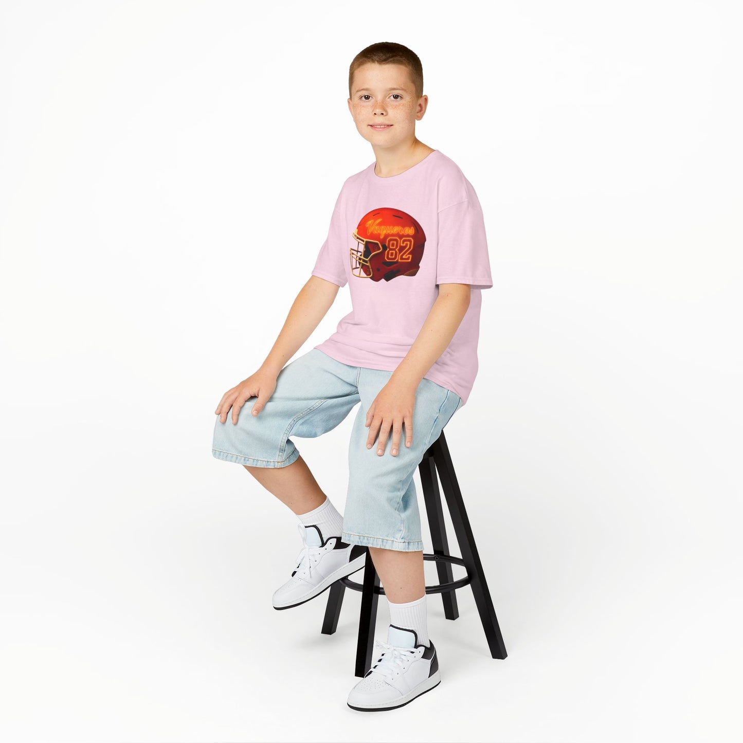 #82 UTRGV Football Helmet Kids Unisex