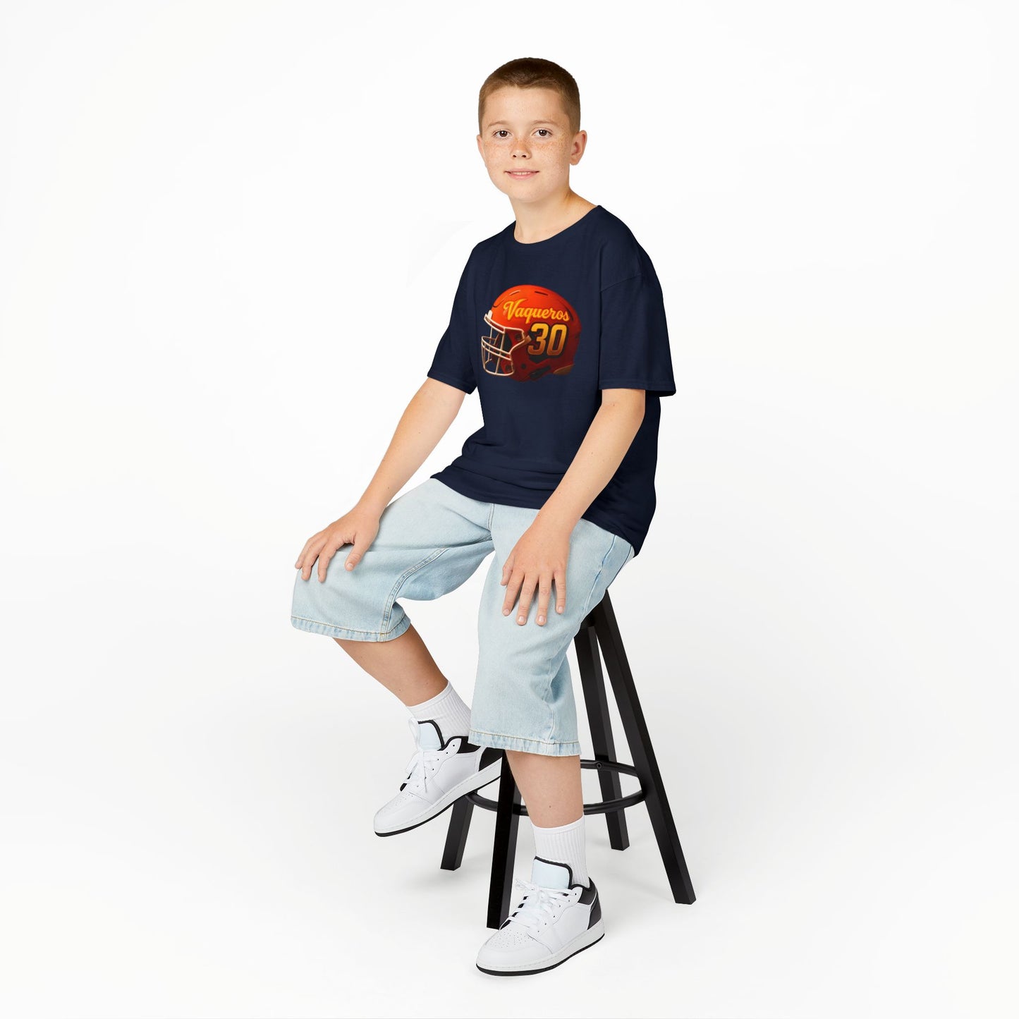 #30 UTRGV Football Helmet Kids Unisex