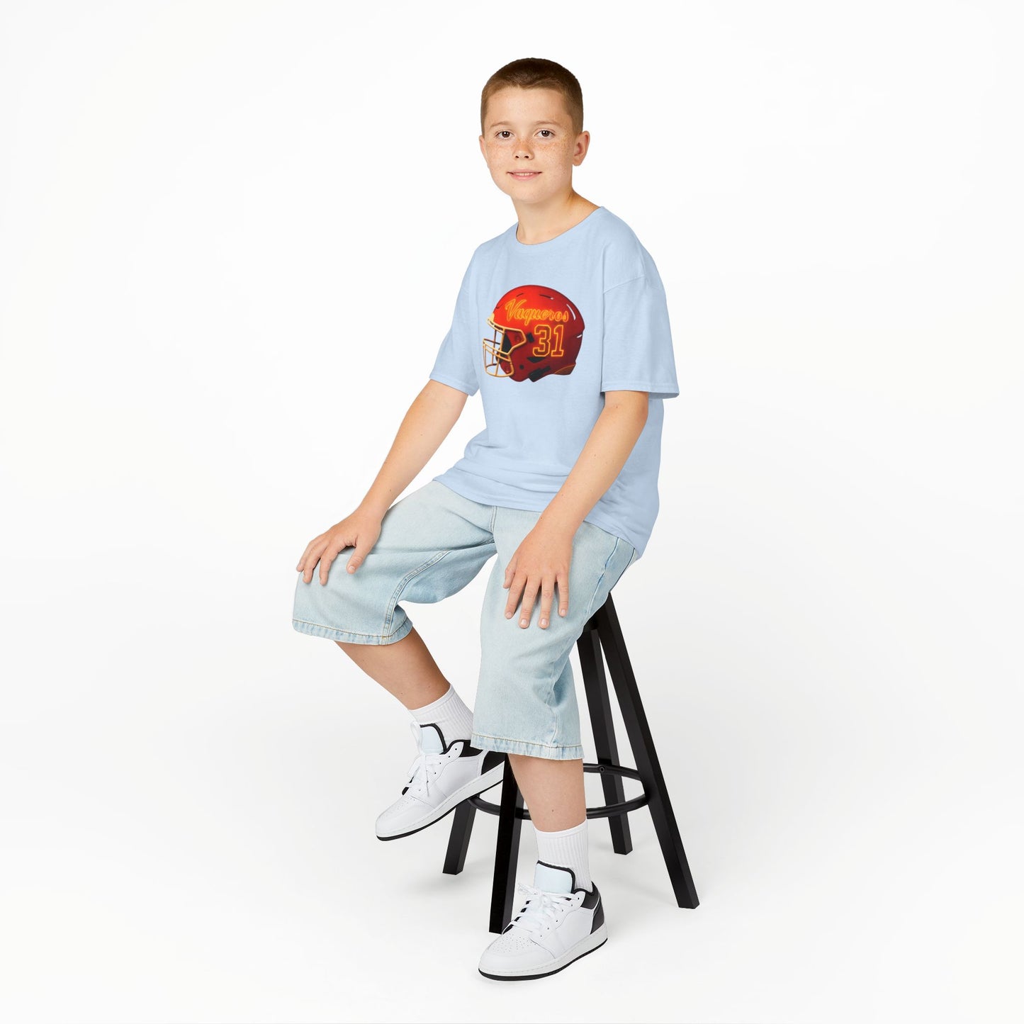 #31 UTRGV Football Helmet Kids Unisex