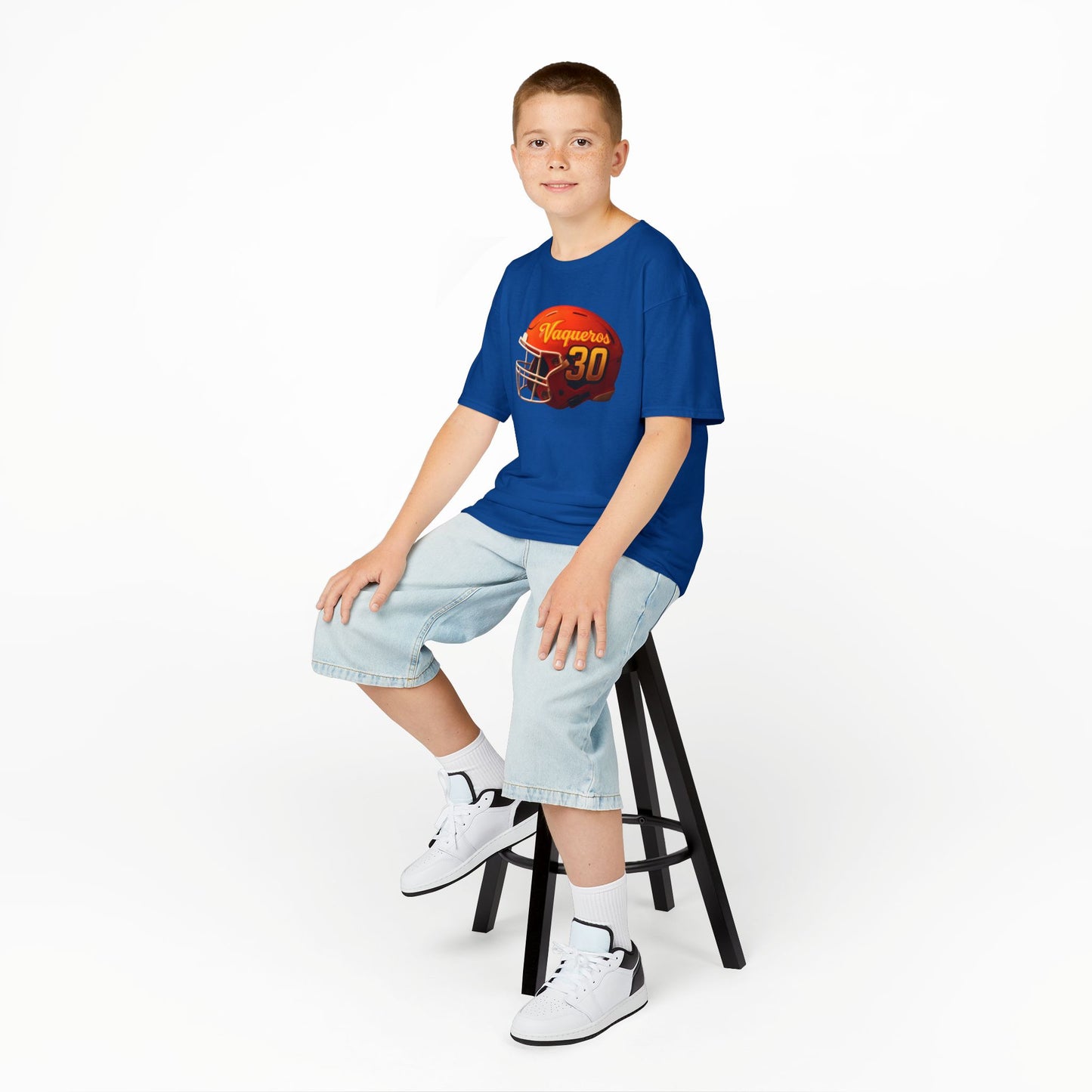 #30 UTRGV Football Helmet Kids Unisex