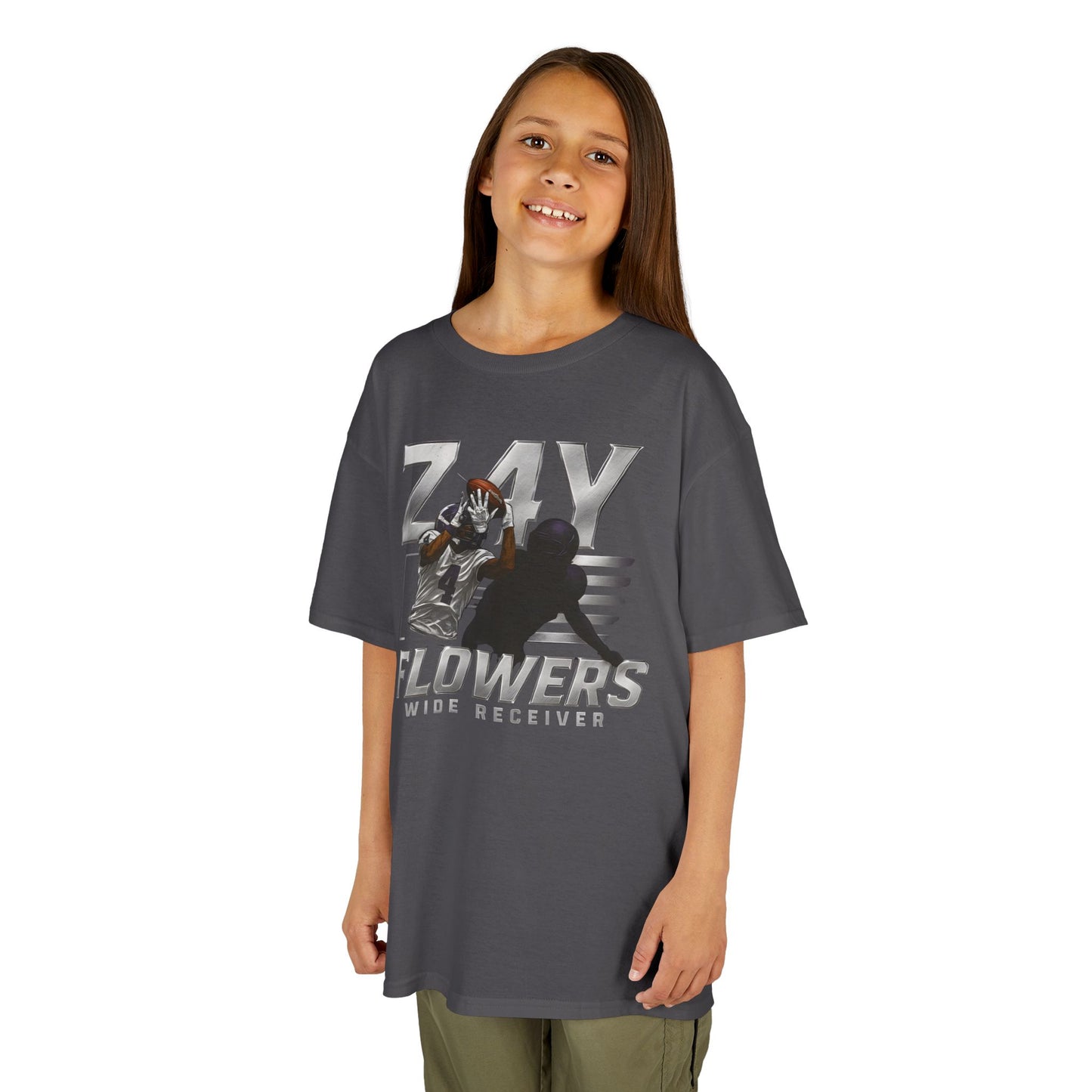 Baltimore Ravens Zay Flowers Kids Unisex