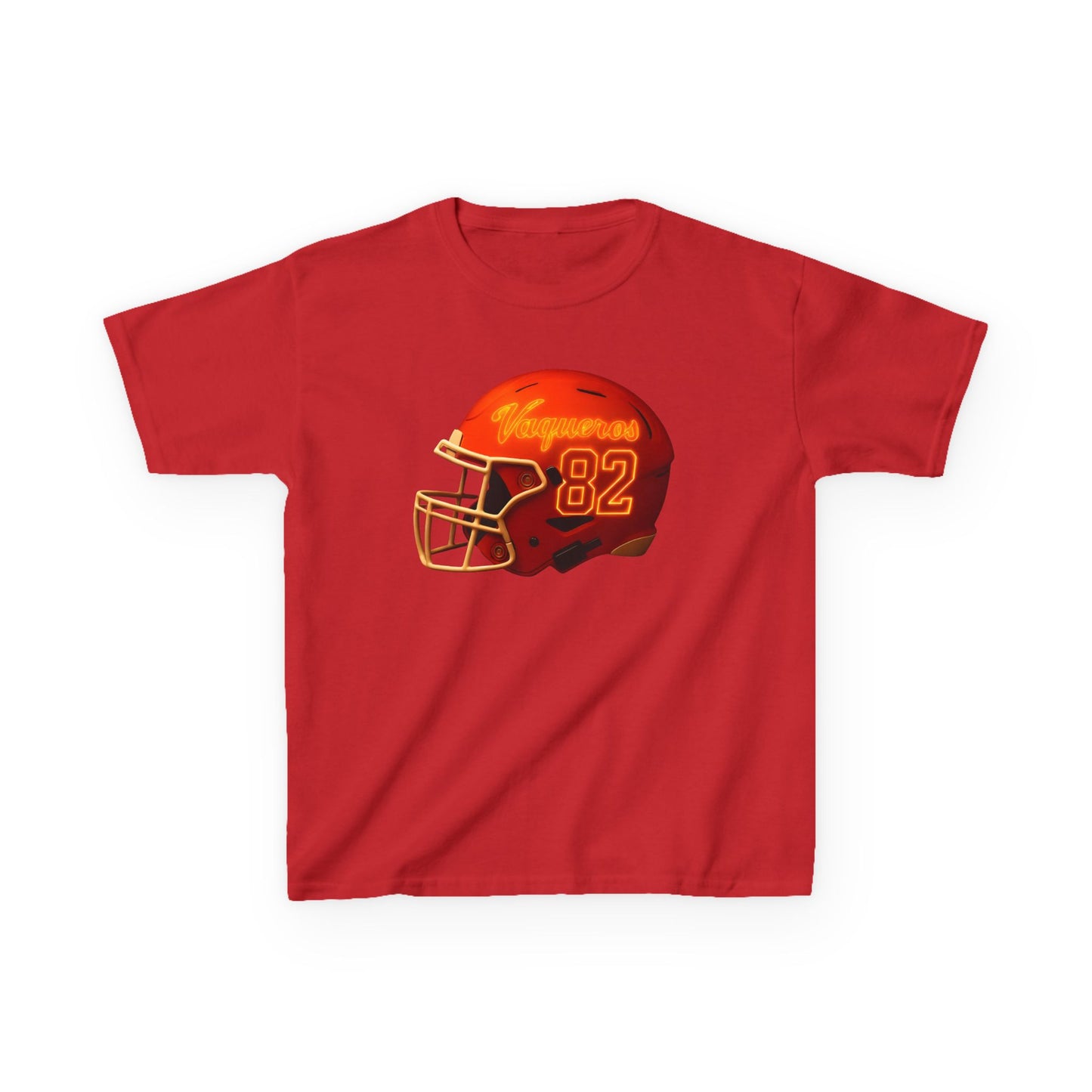 #82 UTRGV Football Helmet Kids Unisex