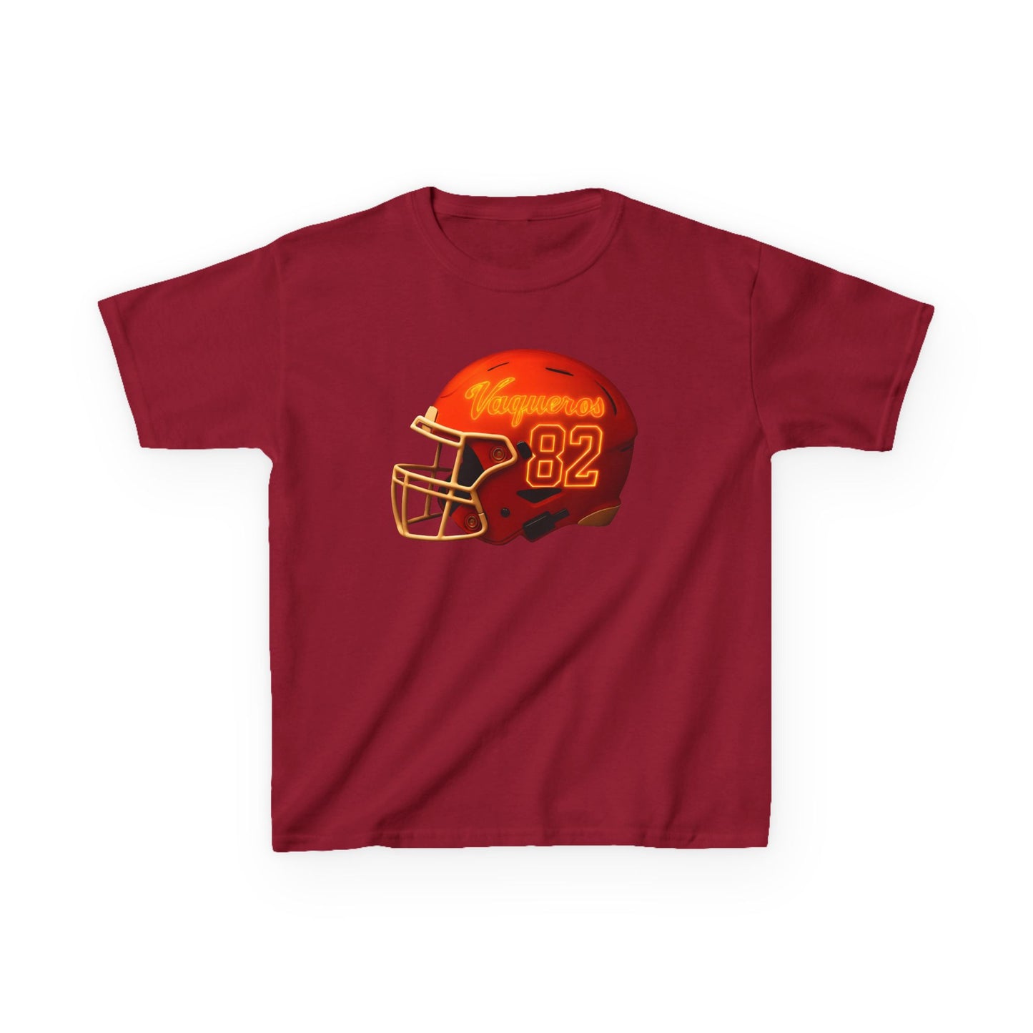 #82 UTRGV Football Helmet Kids Unisex