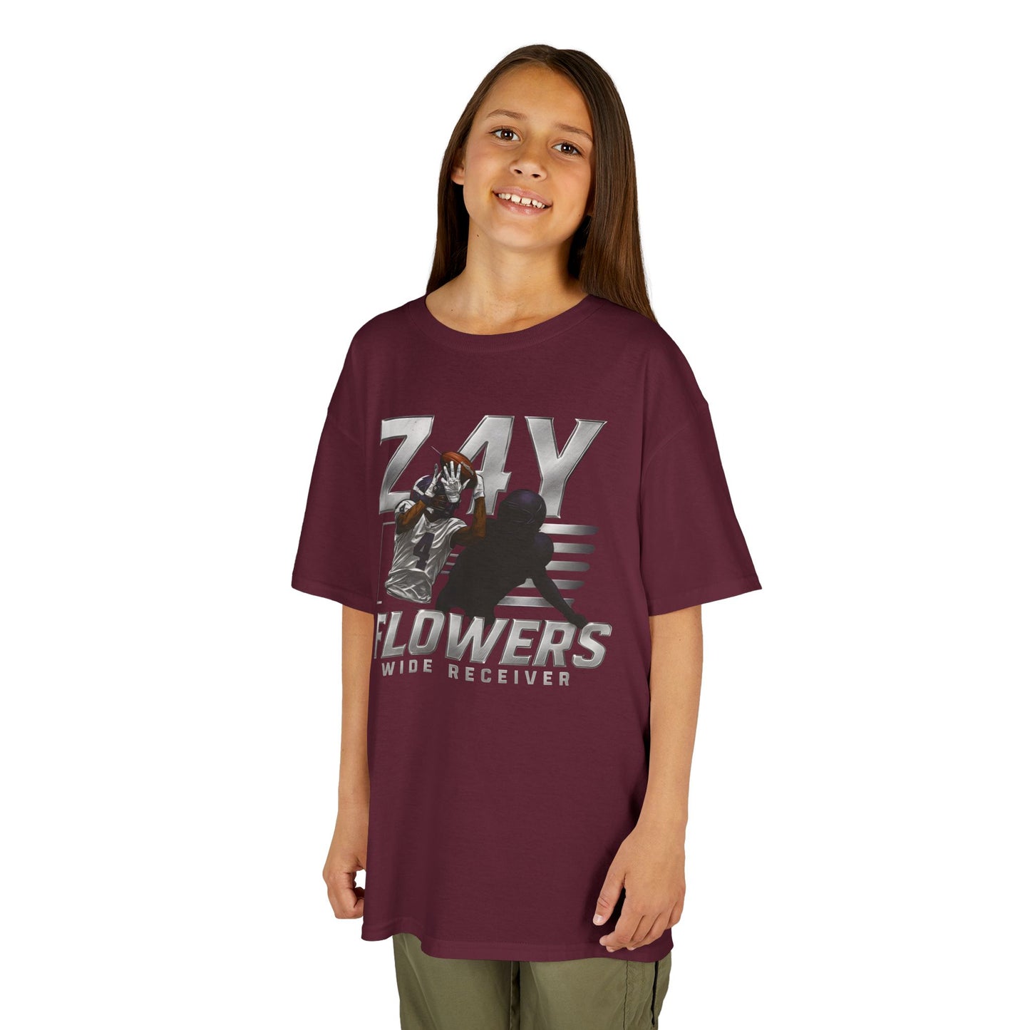Baltimore Ravens Zay Flowers Kids Unisex