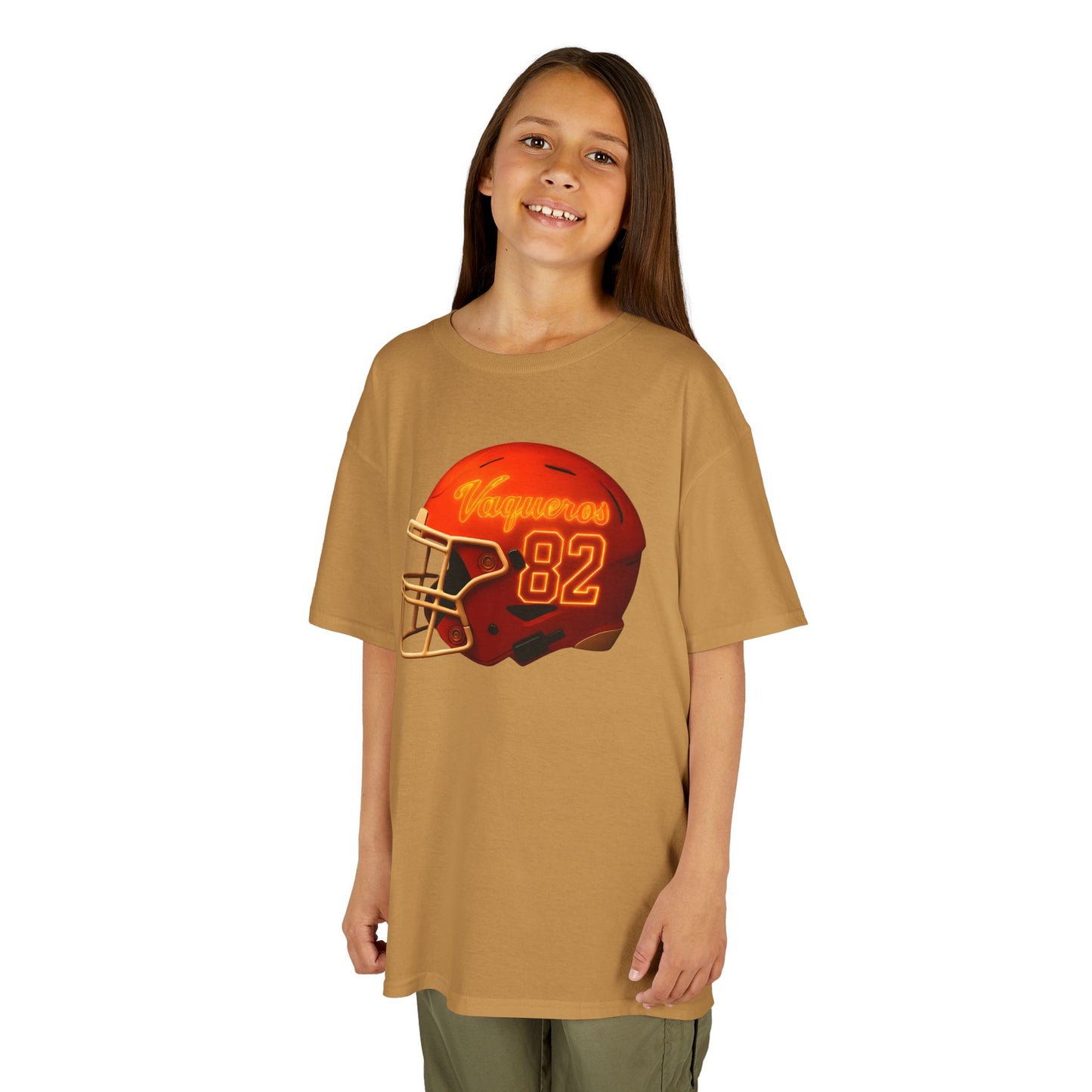 #82 UTRGV Football Helmet Kids Unisex