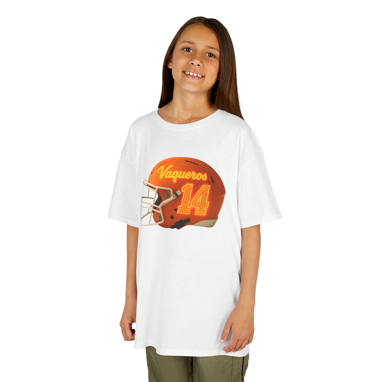 #14 UTRGV Football Helmet Kids Unisex