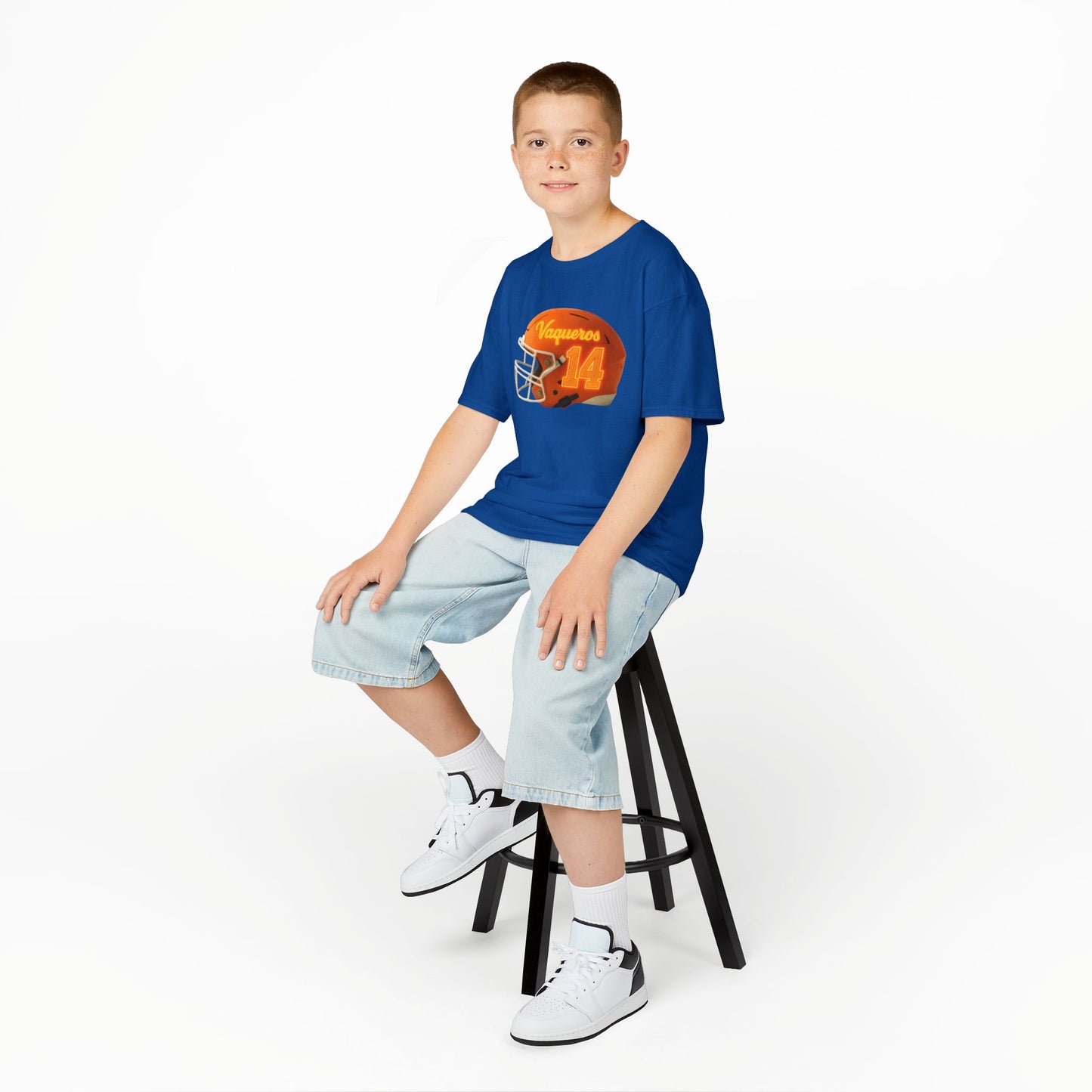 #14 UTRGV Football Helmet Kids Unisex