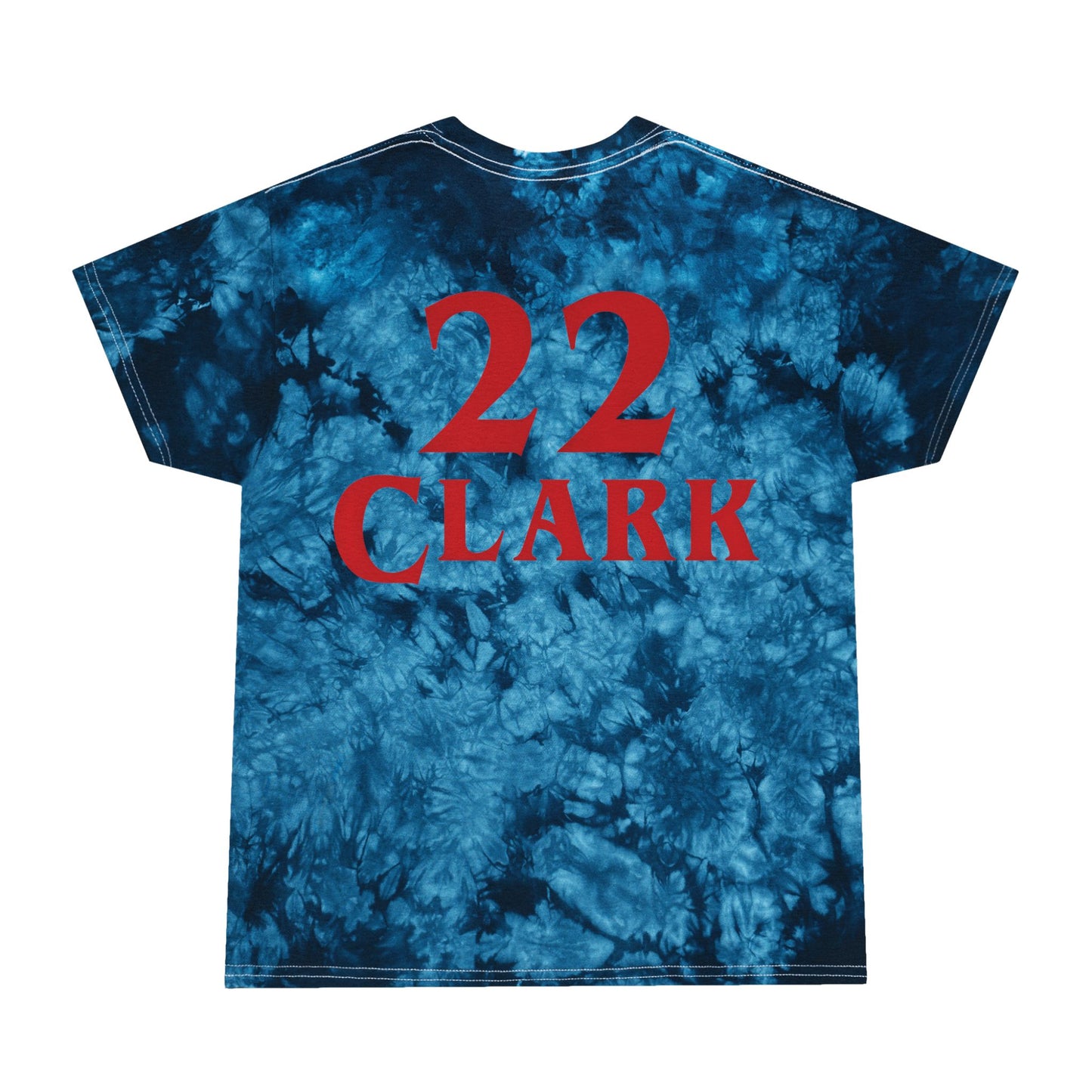 Indiana Fever Caitlyn Clark Front & Back Stranger Things Unisex Tie-Dye Tee