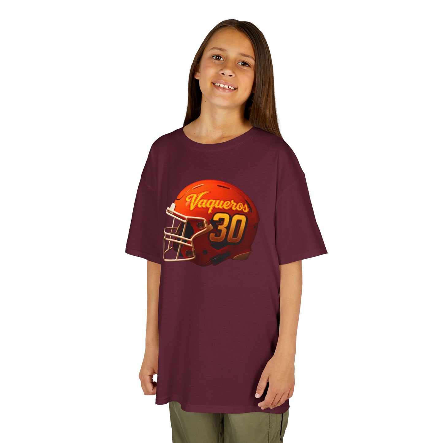 #30 UTRGV Football Helmet Kids Unisex
