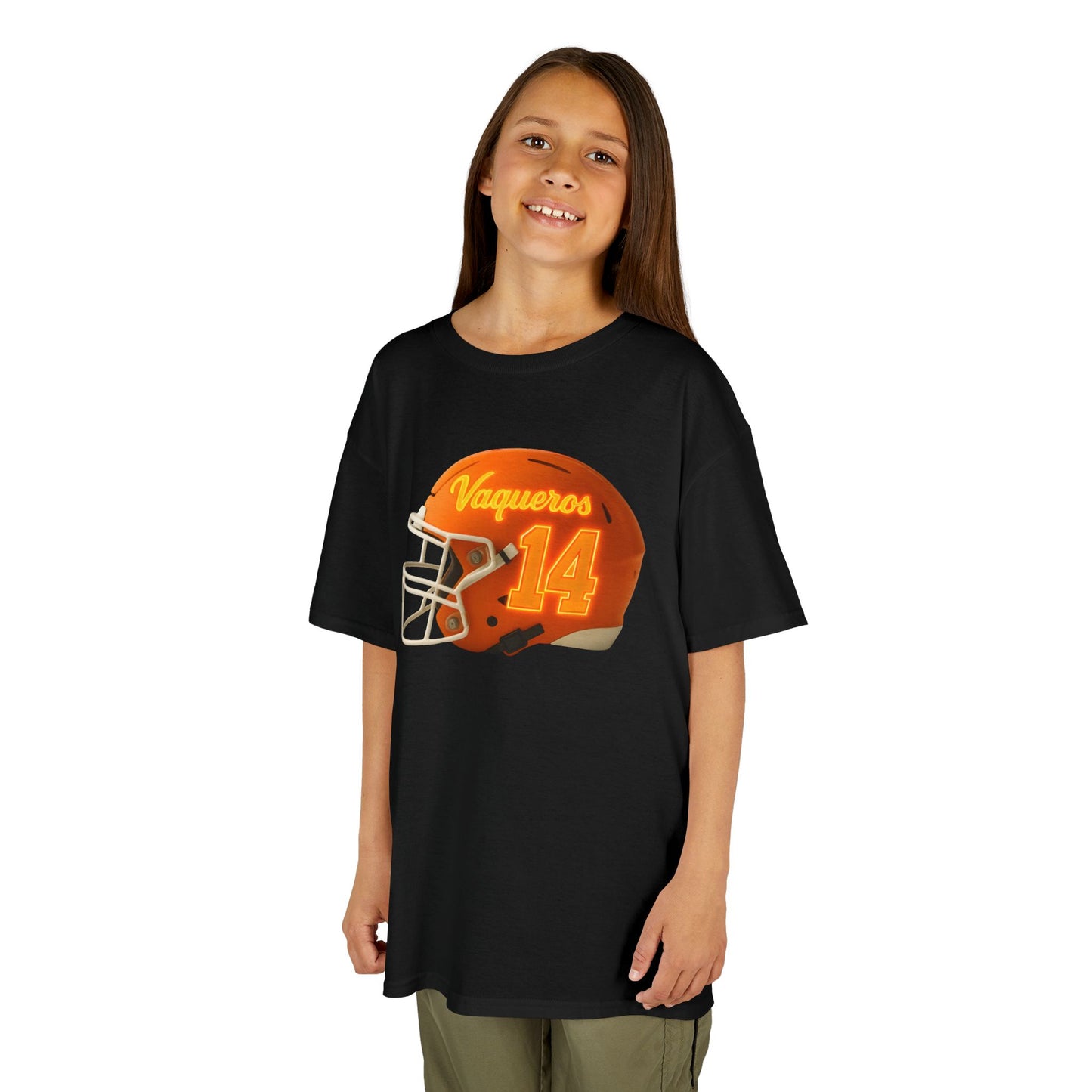 #14 UTRGV Football Helmet Kids Unisex