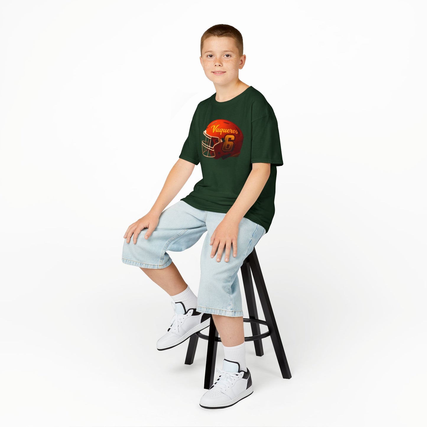 #6 UTRGV Football Helmet Kids Unisex