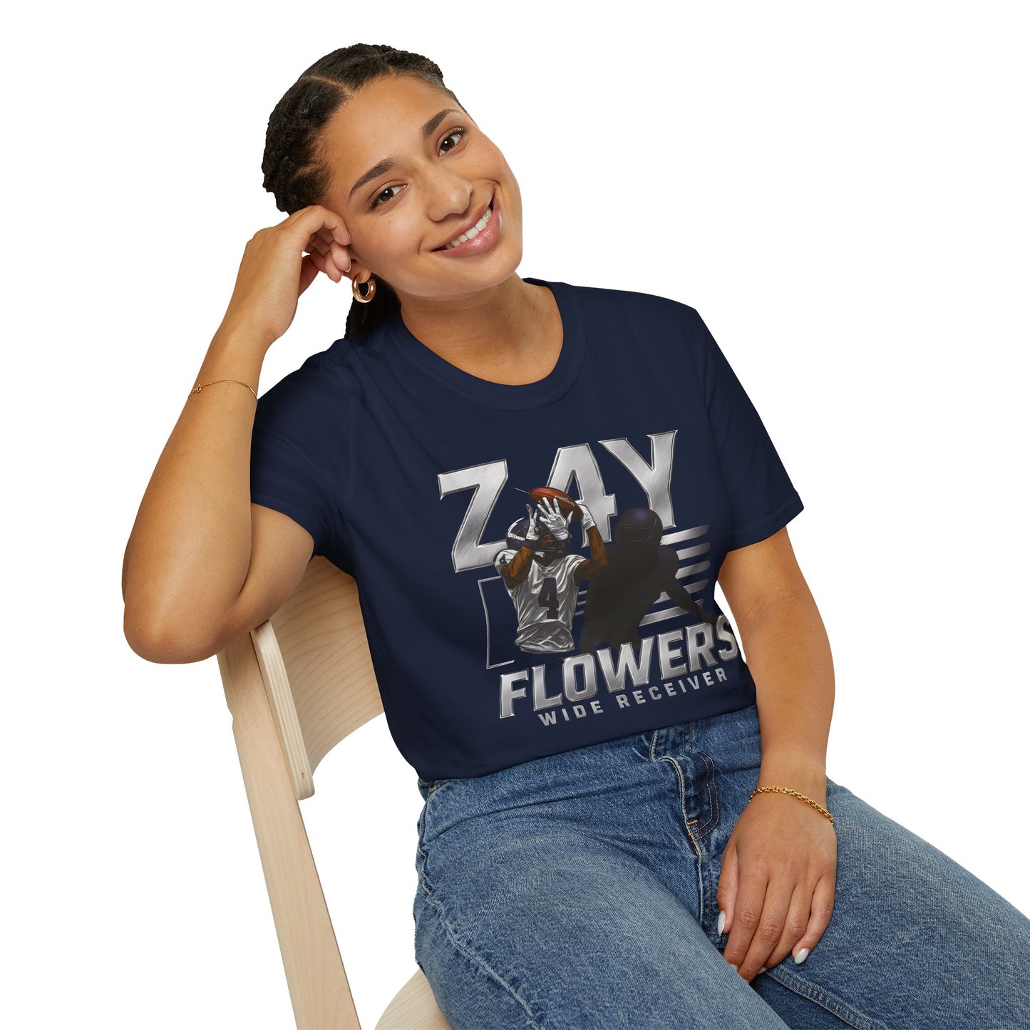 Baltimore Ravens Zay Flowers Unisex