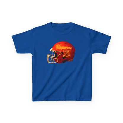 #31 UTRGV Football Helmet Kids Unisex
