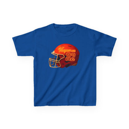 #82 UTRGV Football Helmet Kids Unisex