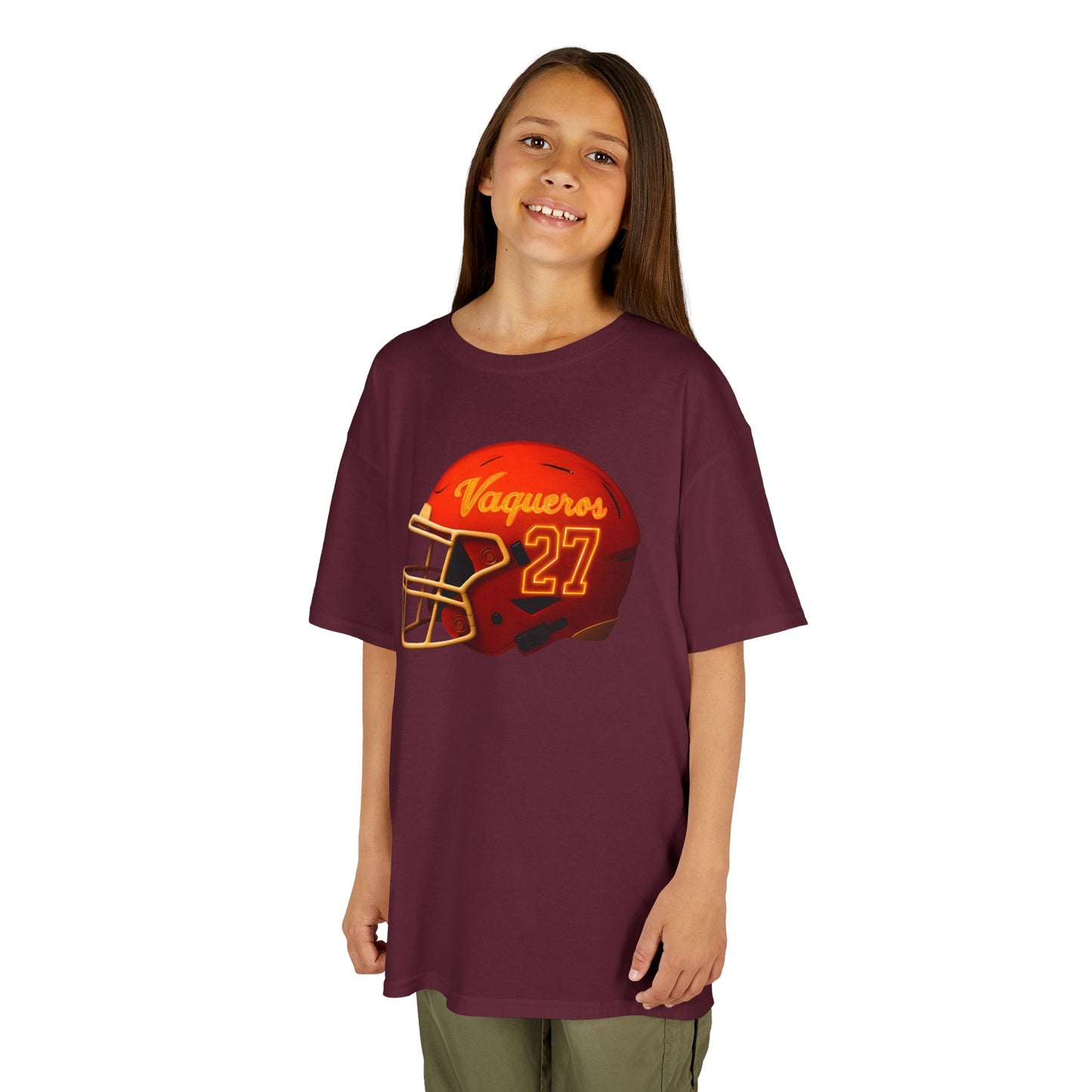 #27 UTRGV Football Helmet Kids Unisex