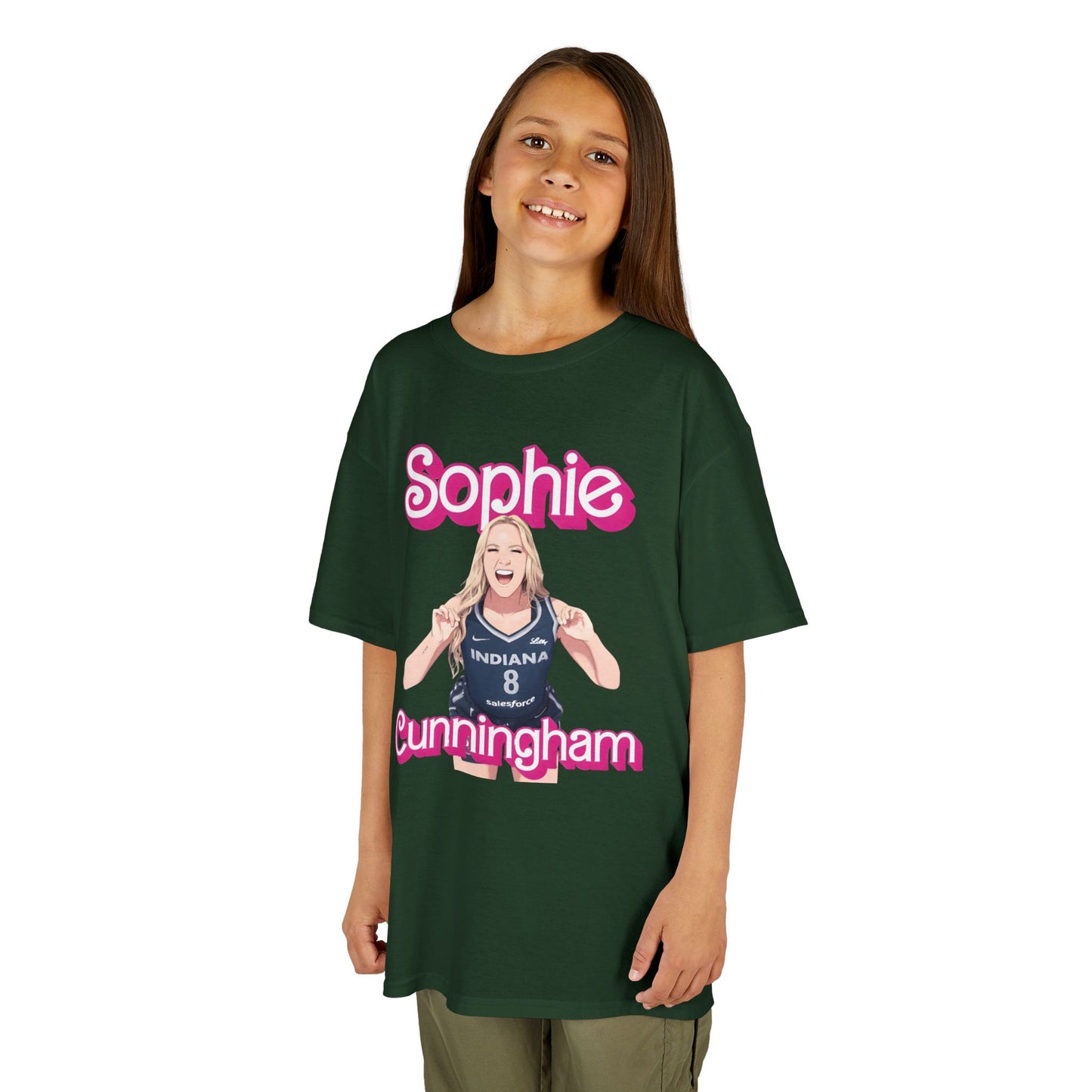 Indiana Fever Sophie Cunningham Kids Tee