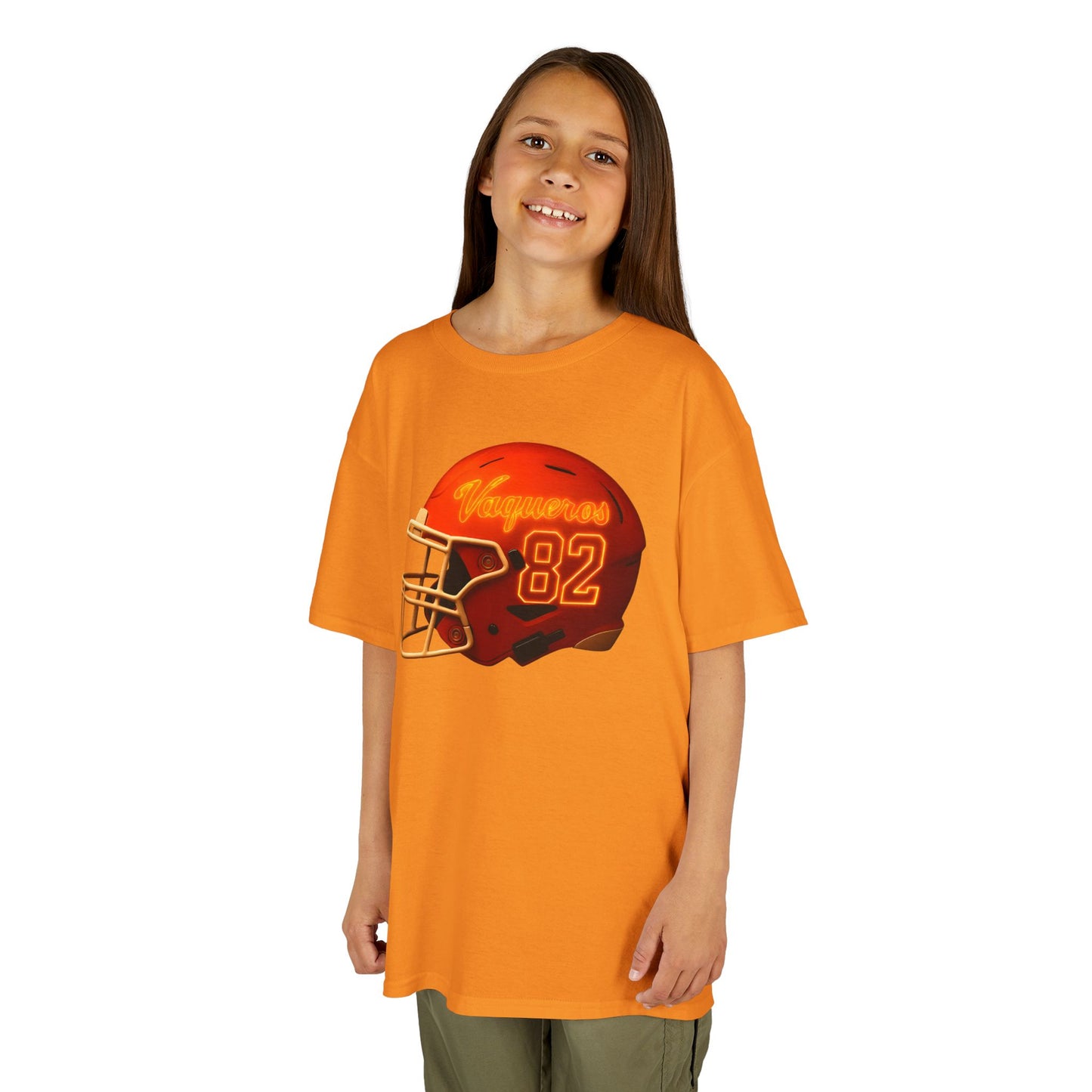 #82 UTRGV Football Helmet Kids Unisex