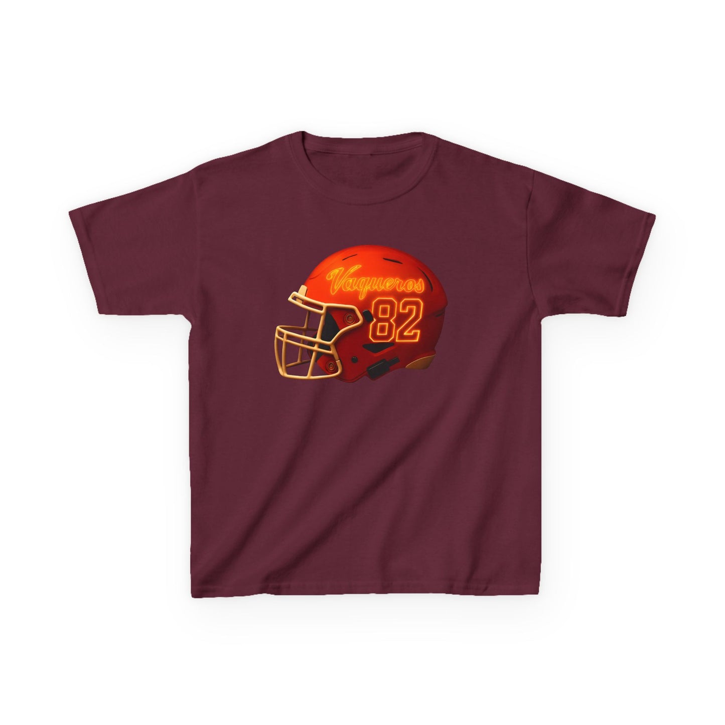 #82 UTRGV Football Helmet Kids Unisex