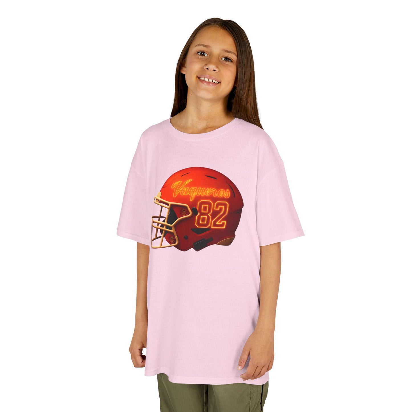 #82 UTRGV Football Helmet Kids Unisex