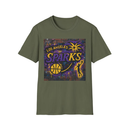 Los Angeles Sparks Graffiti Theme Unisex