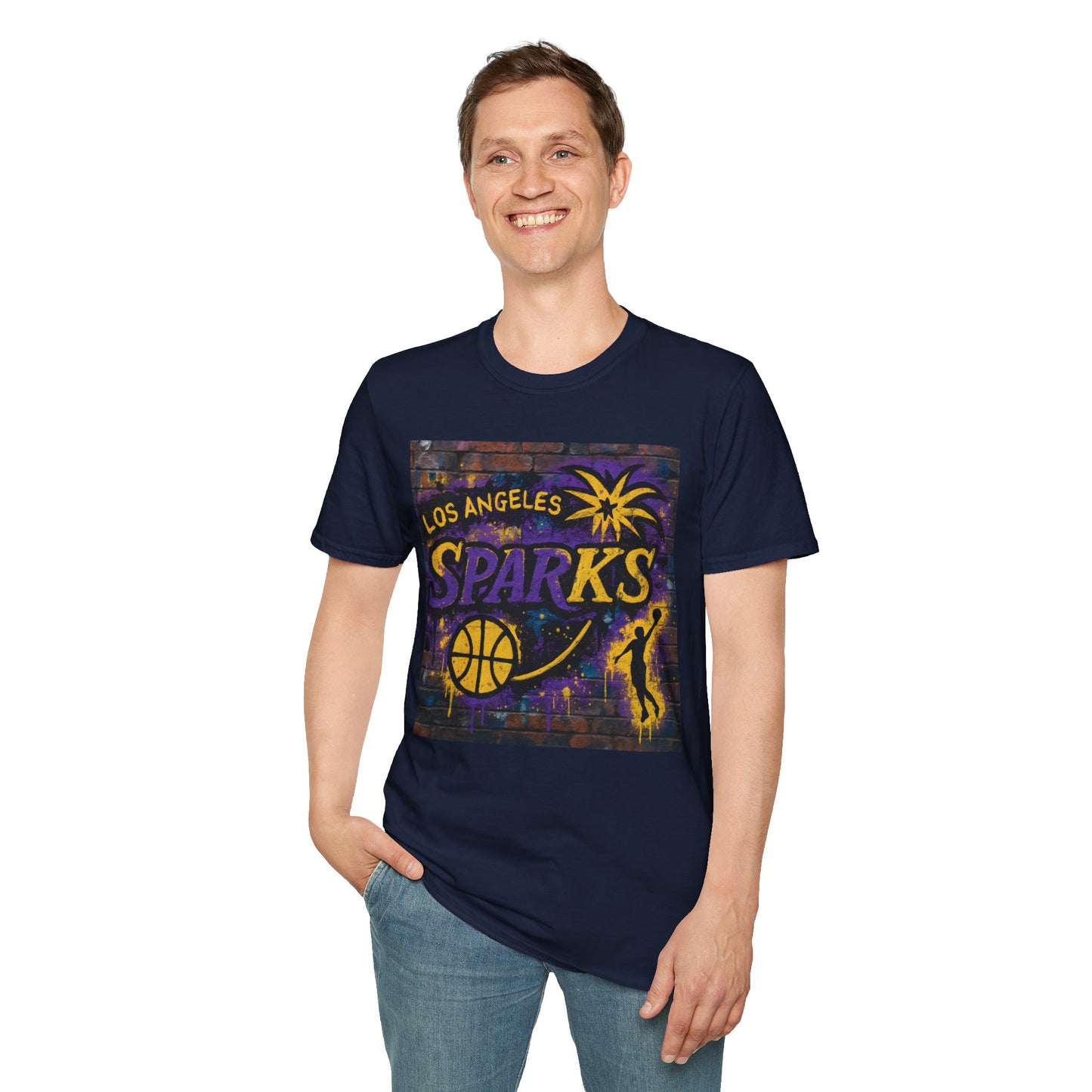 Los Angeles Sparks Graffiti Theme Unisex