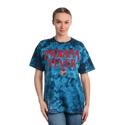 Front & Back Sophie Cunningham Indiana Fever Stranger Things Unisex Tie-Dye Tee