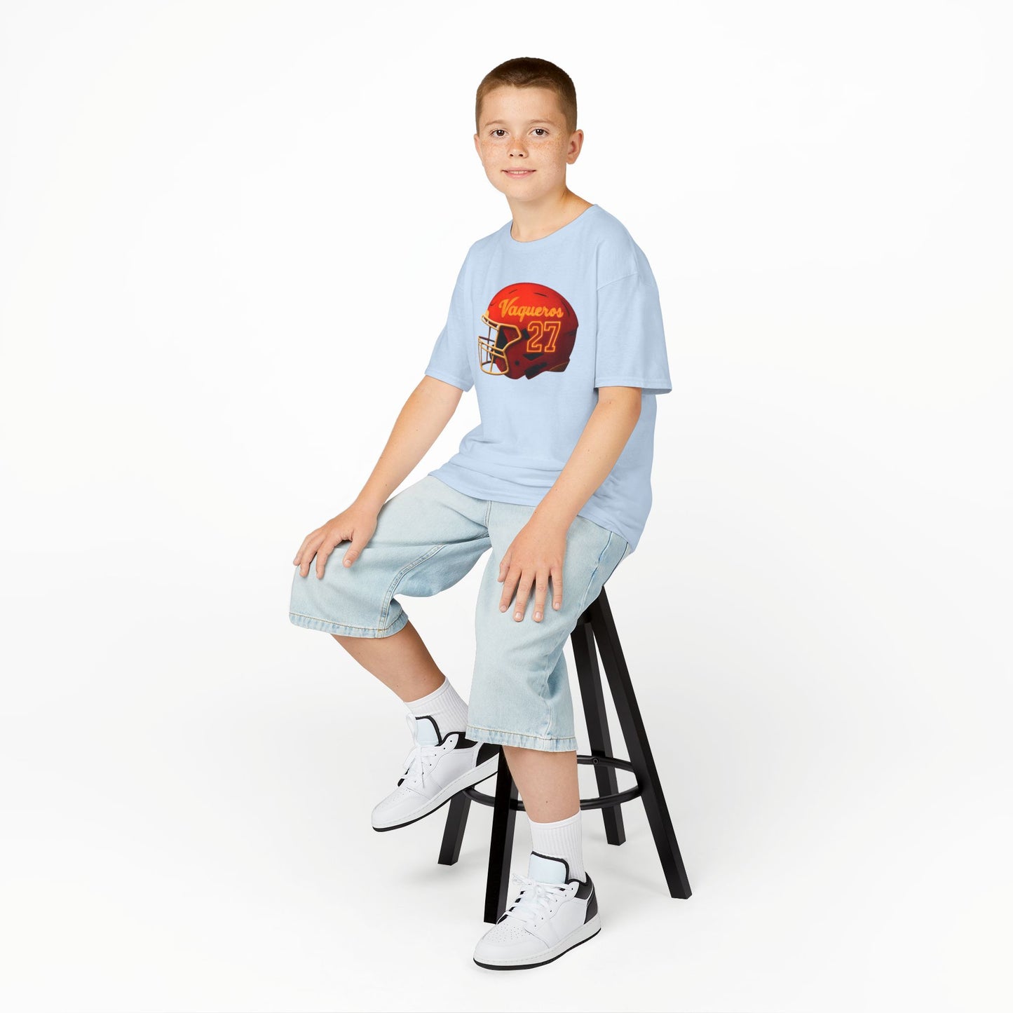 #27 UTRGV Football Helmet Kids Unisex