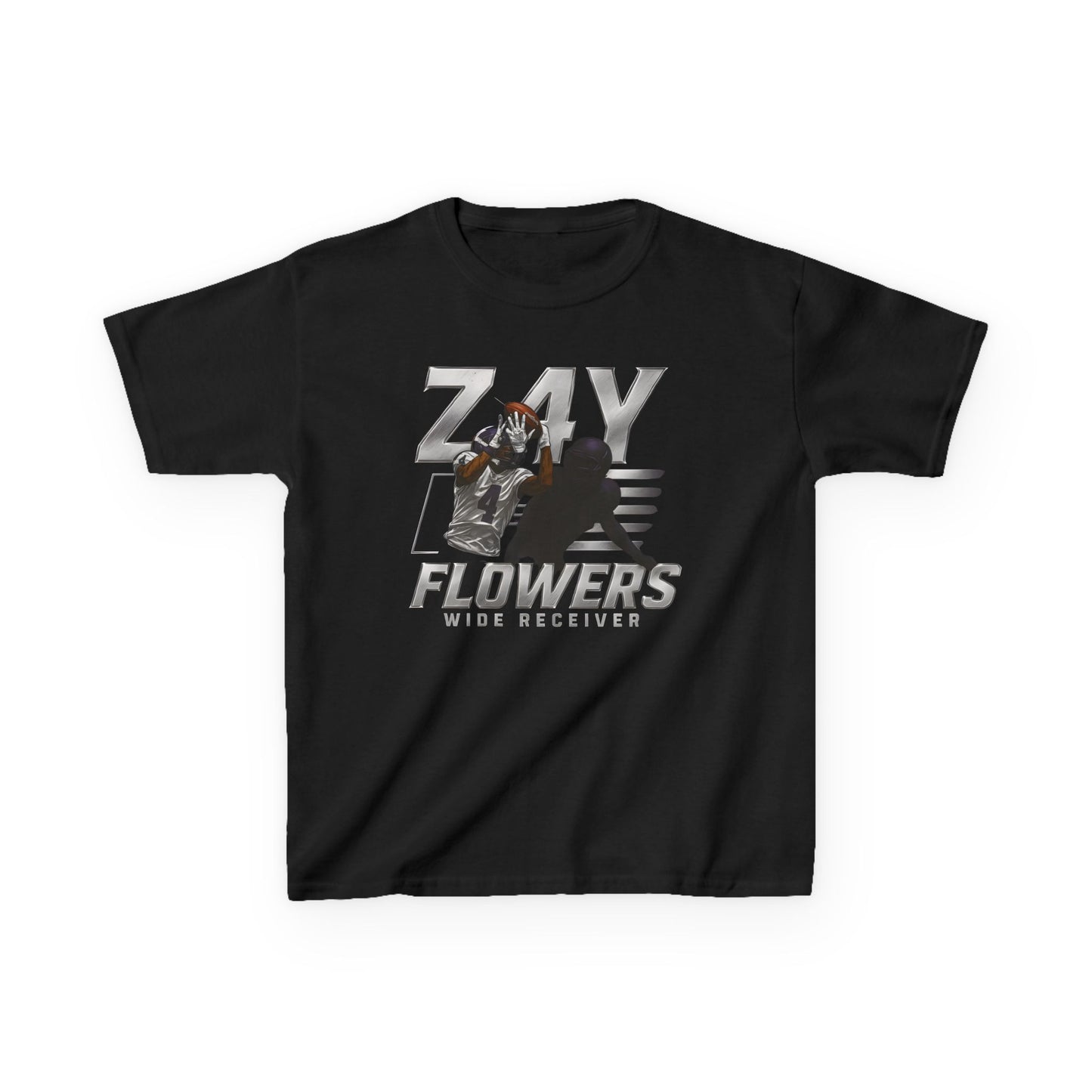 Baltimore Ravens Zay Flowers Kids Unisex