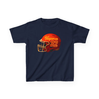 #82 UTRGV Football Helmet Kids Unisex