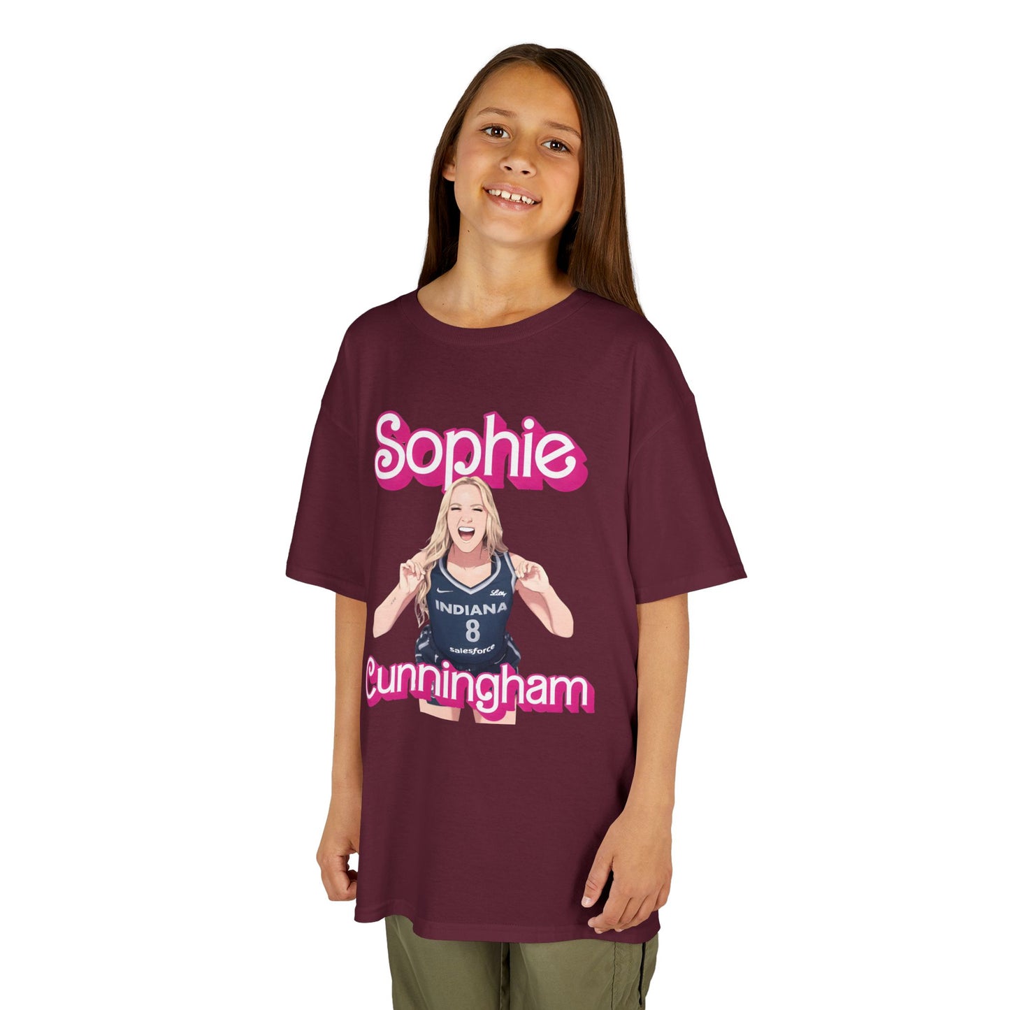Indiana Fever Sophie Cunningham Kids Tee