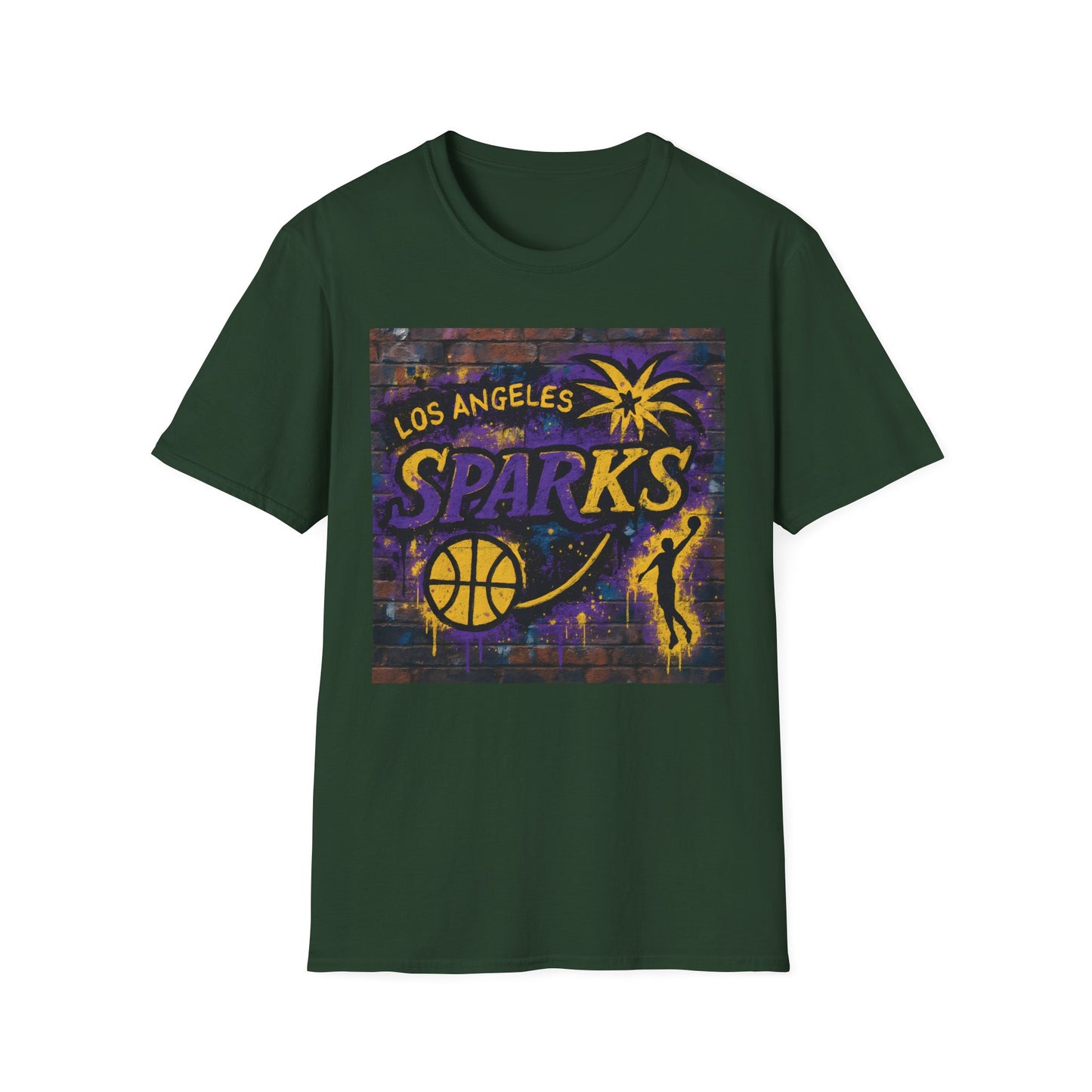 Los Angeles Sparks Graffiti Theme Unisex