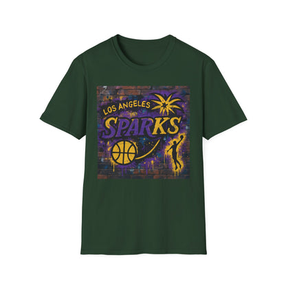 Los Angeles Sparks Graffiti Theme Unisex