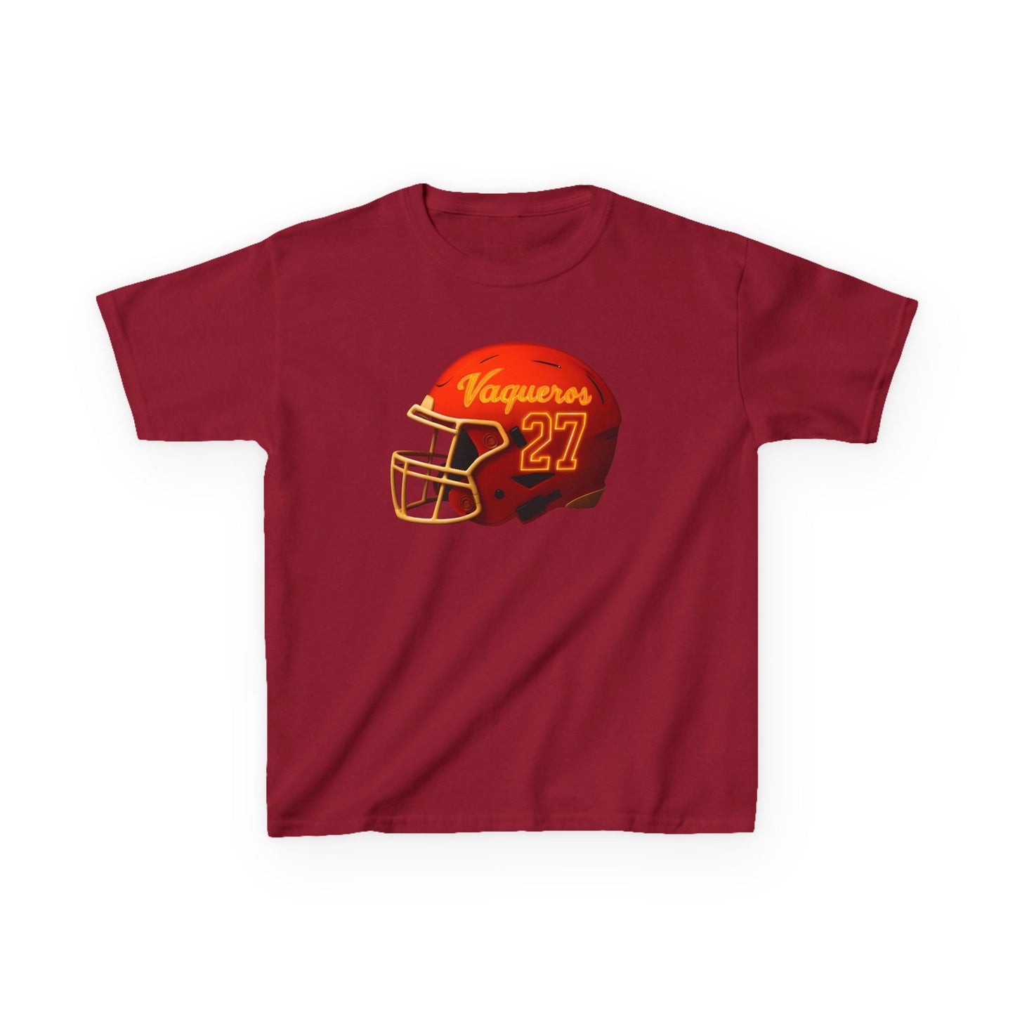 #27 UTRGV Football Helmet Kids Unisex