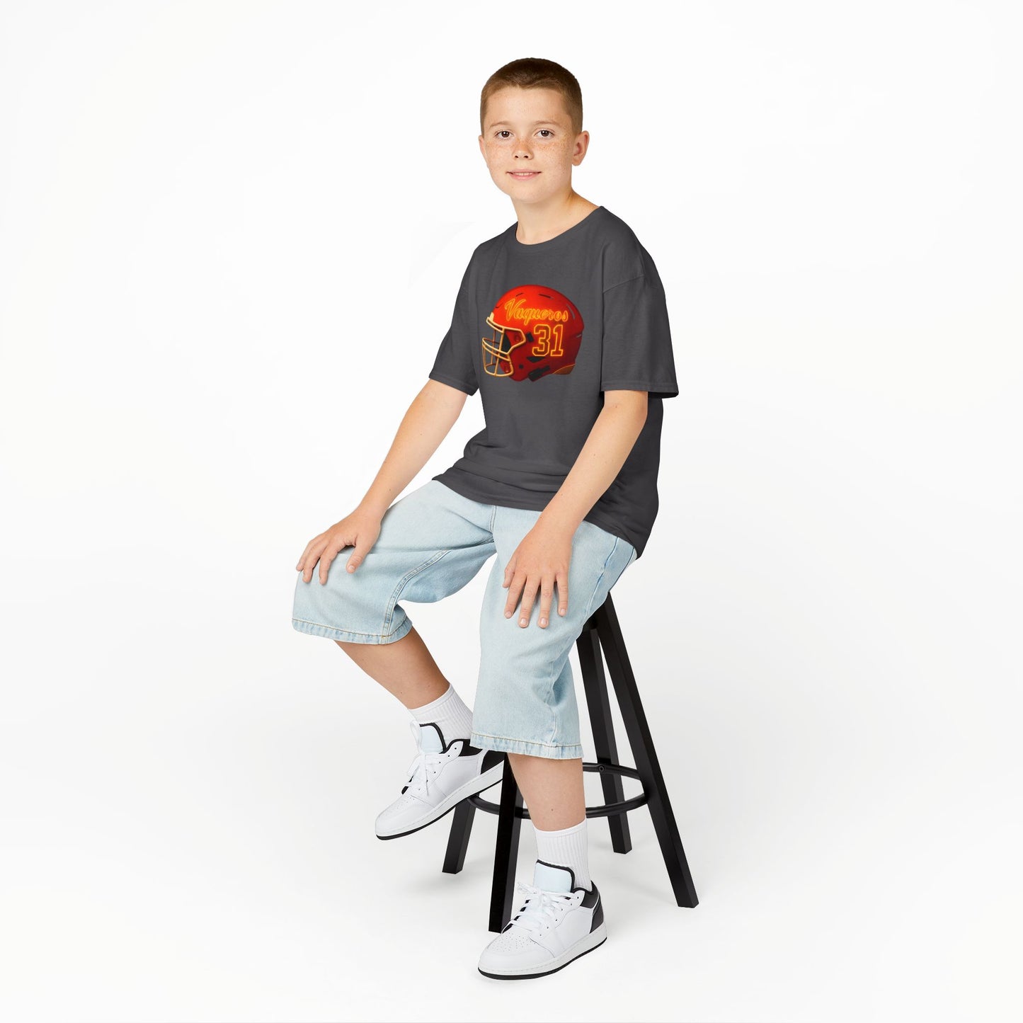 #31 UTRGV Football Helmet Kids Unisex