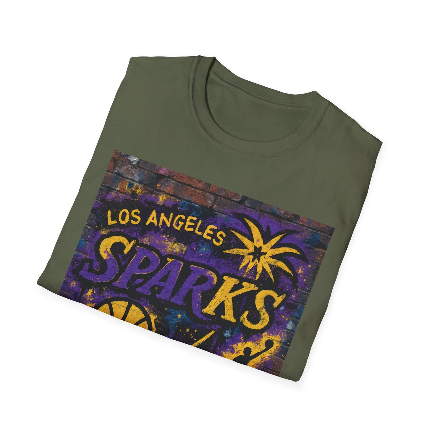 Los Angeles Sparks Graffiti Theme Unisex