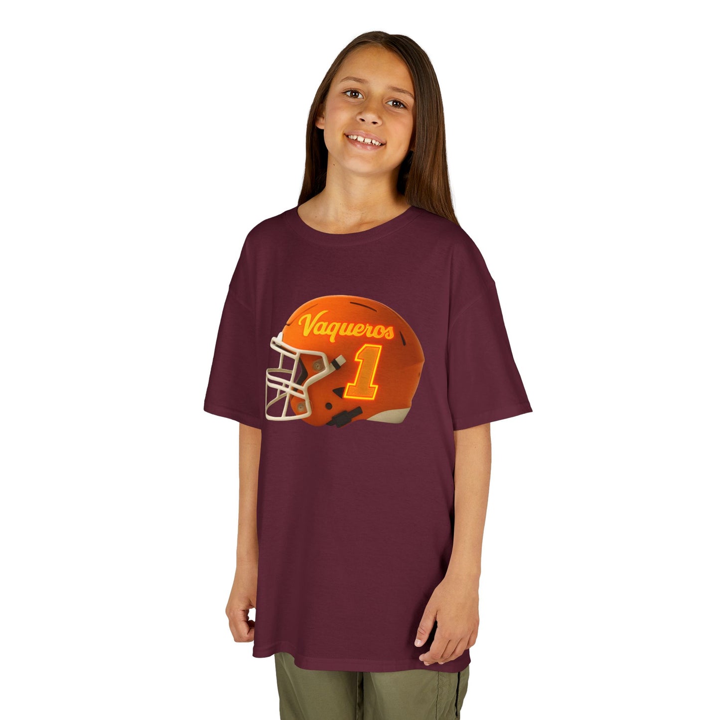 #1 UTRGV Football Helmet Kids Unisex