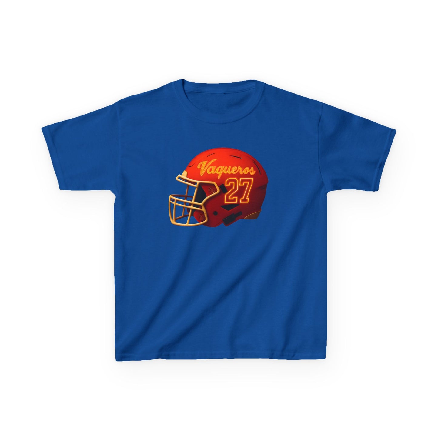 #27 UTRGV Football Helmet Kids Unisex