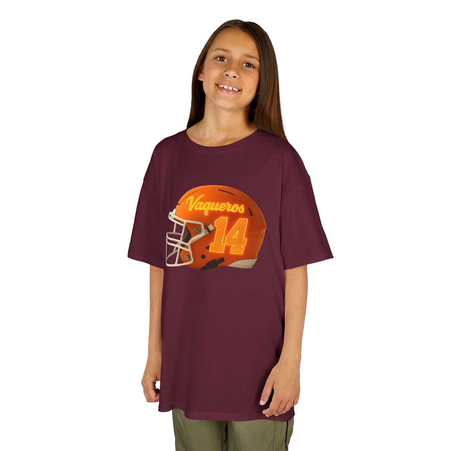 #14 UTRGV Football Helmet Kids Unisex