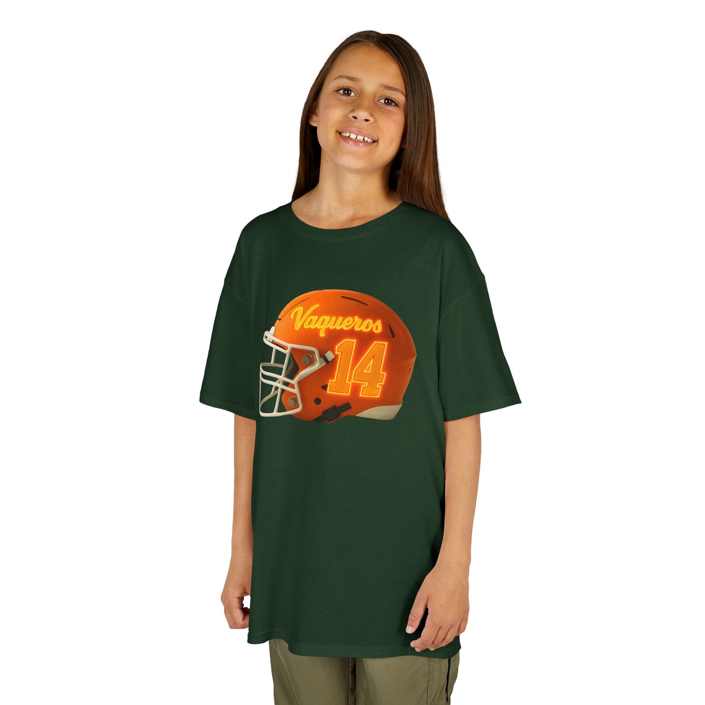 #14 UTRGV Football Helmet Kids Unisex