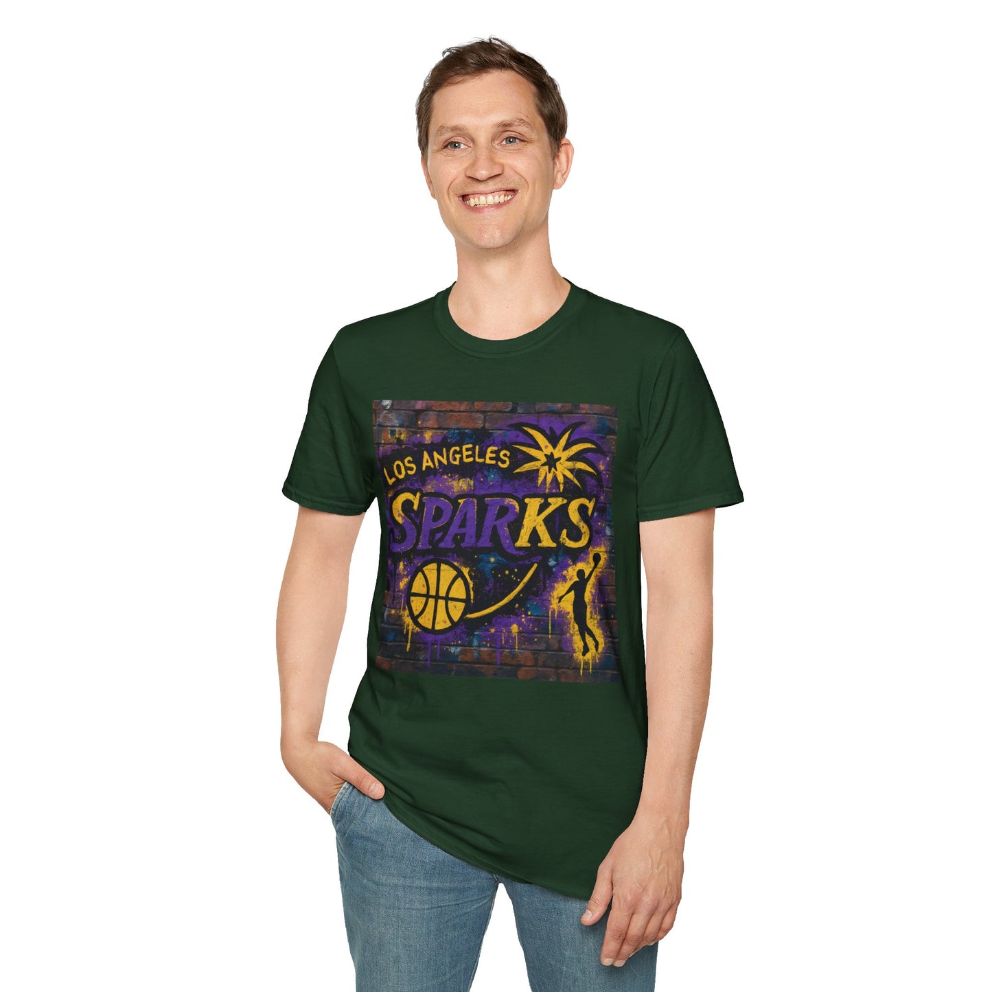 Los Angeles Sparks Graffiti Theme Unisex